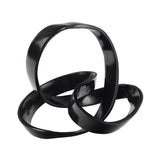 Selen 7" Aluminum Abstract Knot Decorative Sculpture