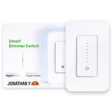 Sanni Smart Dimmer  Smart Ligting Touch/Slide Dimmer Switch - WiFi Remote App Control; Compatible with Alexa and Google Home Assistant