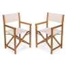 Beige/Teak Brown (Set of 2)