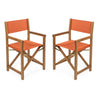 Orange/Teak Brown (Set of 2)