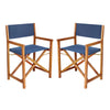 Blue/Teak Brown (Set of 2)