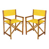 Yellow/Teak Brown (Set of 2)