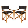 Charcoal/Teak Brown (Set of 2)