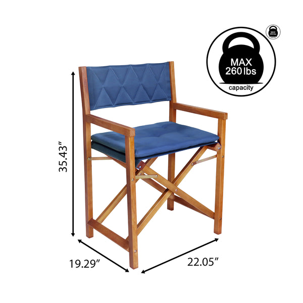 Dimension Image Blue/Teak Brown (Set of 2)