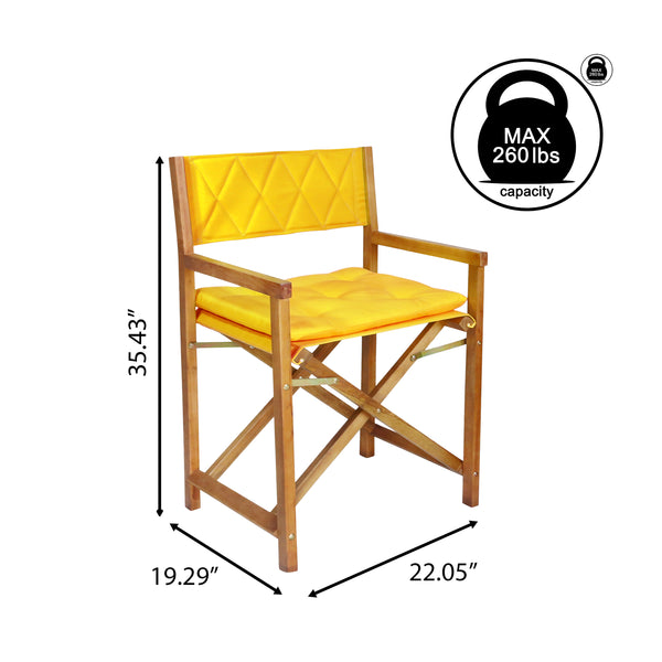 Dimension Image Yellow/Teak Brown (Set of 2)