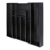 Virella 12.2 in. W x 17 in. D x 2.4 in. H Modern Farmhouse Handcrafted Bamboo Expandable 8-Slot Kitchen Drawer Organizer