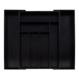 Virella 12.2 in. W x 17 in. D x 2.4 in. H Modern Farmhouse Handcrafted Bamboo Expandable 8-Slot Kitchen Drawer Organizer