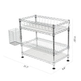 Coral 21.7" Adjustable Dish Rack