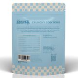 OakTreat Gluten and Grain-Free Omega-3 Single Ingredient Crunchy Dried Cod Skin for Dogs