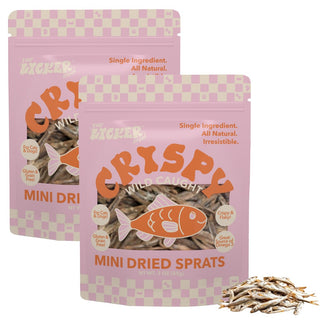 Crunch Gluten and Grain-Free Omega-3 Single Ingredient Crunchy Dried Baltic Sprats for Dogs and Cats