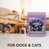ValleyMunch Gluten and Grain-Free Omega-3 Single Ingredient Crunchy Dried Baltic Sprats for Dogs and Cats