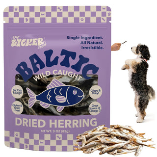 ValleyMunch Gluten and Grain-Free Omega-3 Single Ingredient Crunchy Dried Baltic Sprats for Dogs and Cats
