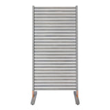 Arcelon 36"W x 74"H Coastal Transitional Acacia Wood Slat Indoor/Outdoor Single Panel Room Divider