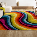 Orren Abstract Swirl Area Rug
