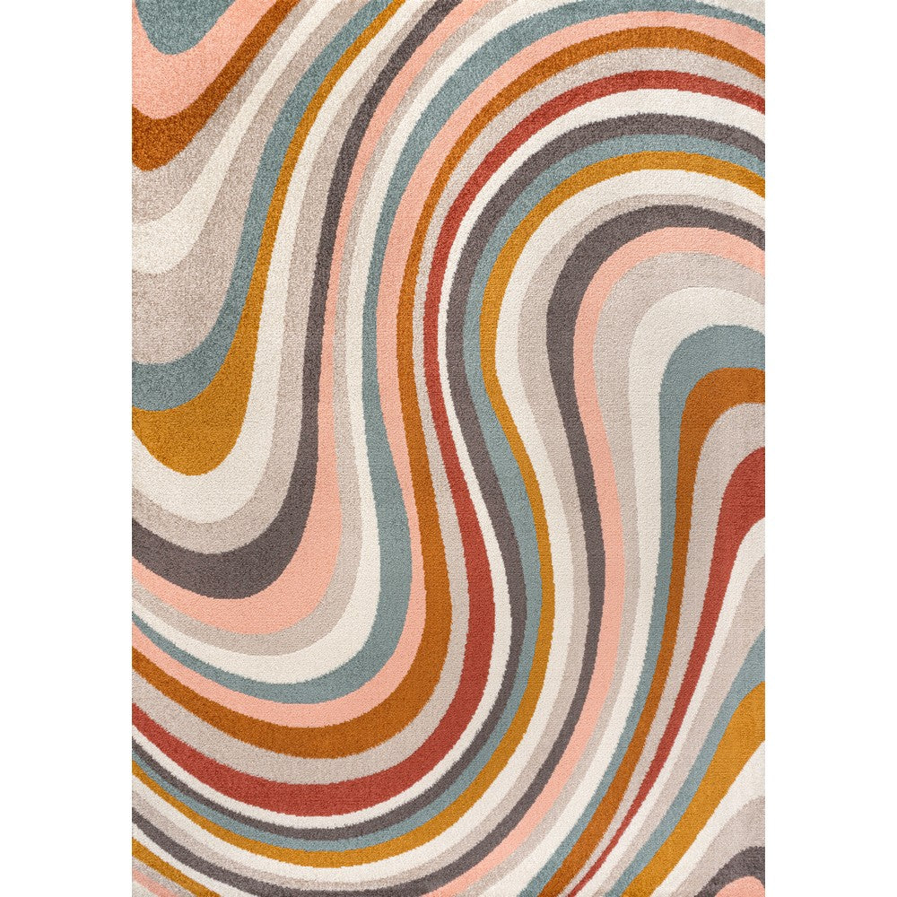 Orren Abstract Swirl Area Rug