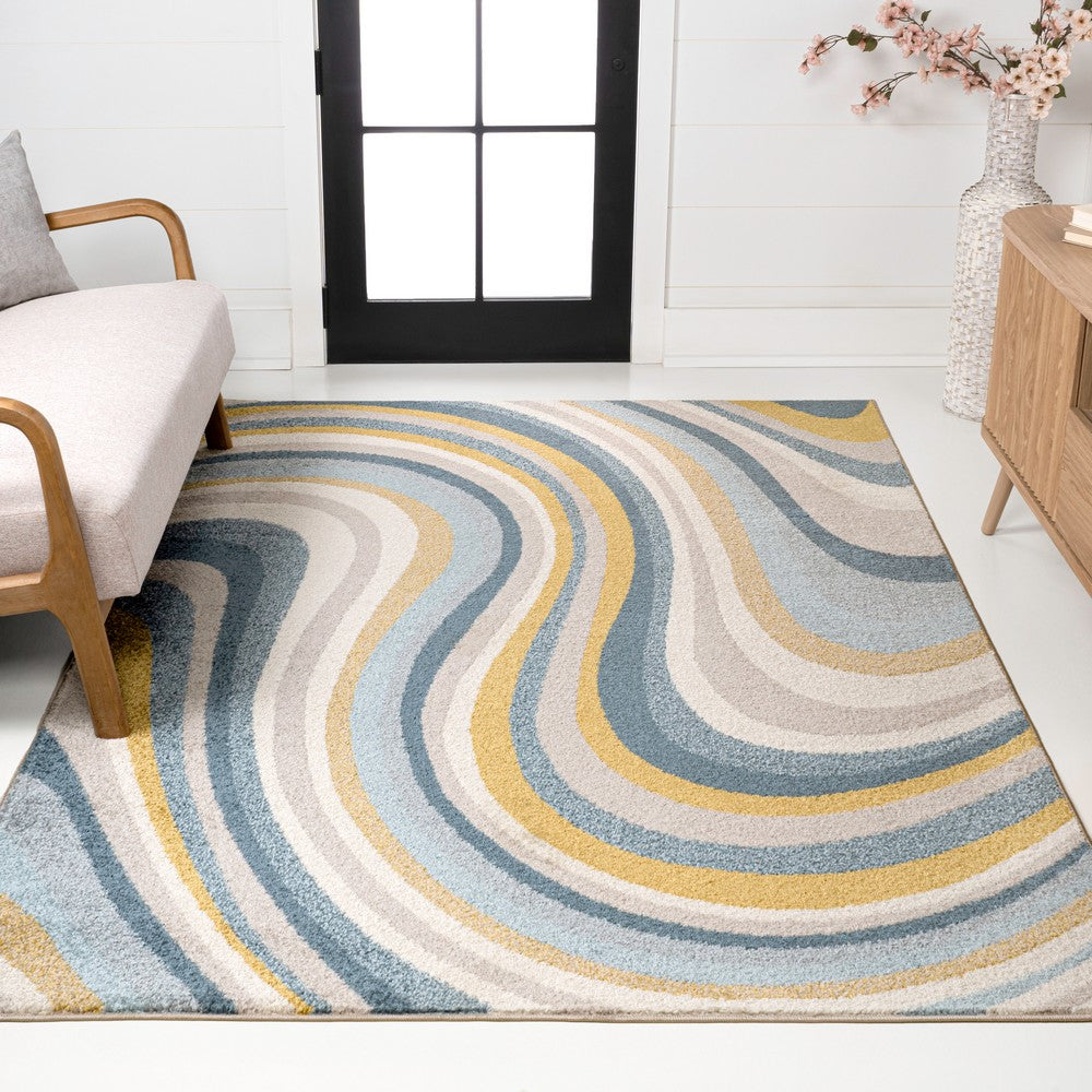 Orren Abstract Swirl Area Rug