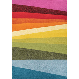 Prism Geometric Striped Area Rug