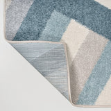 Naz Rainbow Contemporary Stripe Area Rug