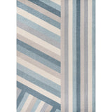 Naz Rainbow Contemporary Stripe Area Rug