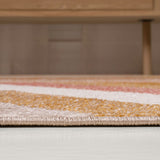 Naz Rainbow Contemporary Stripe Area Rug