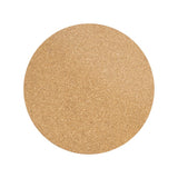 Rock 23.5" Contemporary Minimalist Metal/Cork Round End Table