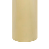 Glen 22.75" Mid-Century Modern Metal Sleek Cylinder Drink Table