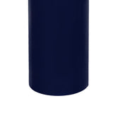 Glen 22.75" Mid-Century Modern Metal Sleek Cylinder Drink Table