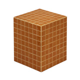 Tigran 18" Modern Bohemian Ceramic Tiled Rectangle End Table