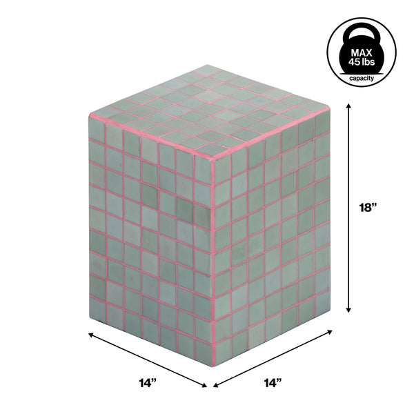 Dimension Image Sage Gray/Pink
