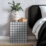 Tigran 18" Modern Bohemian Ceramic Tiled Rectangle End Table