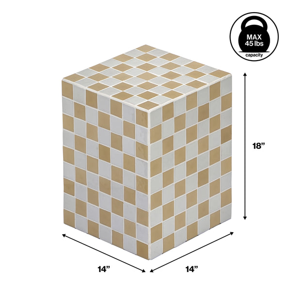 Dimension Image Khaki Yellow/Light Gray