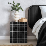 Tigran 18" Modern Bohemian Ceramic Tiled Rectangle End Table