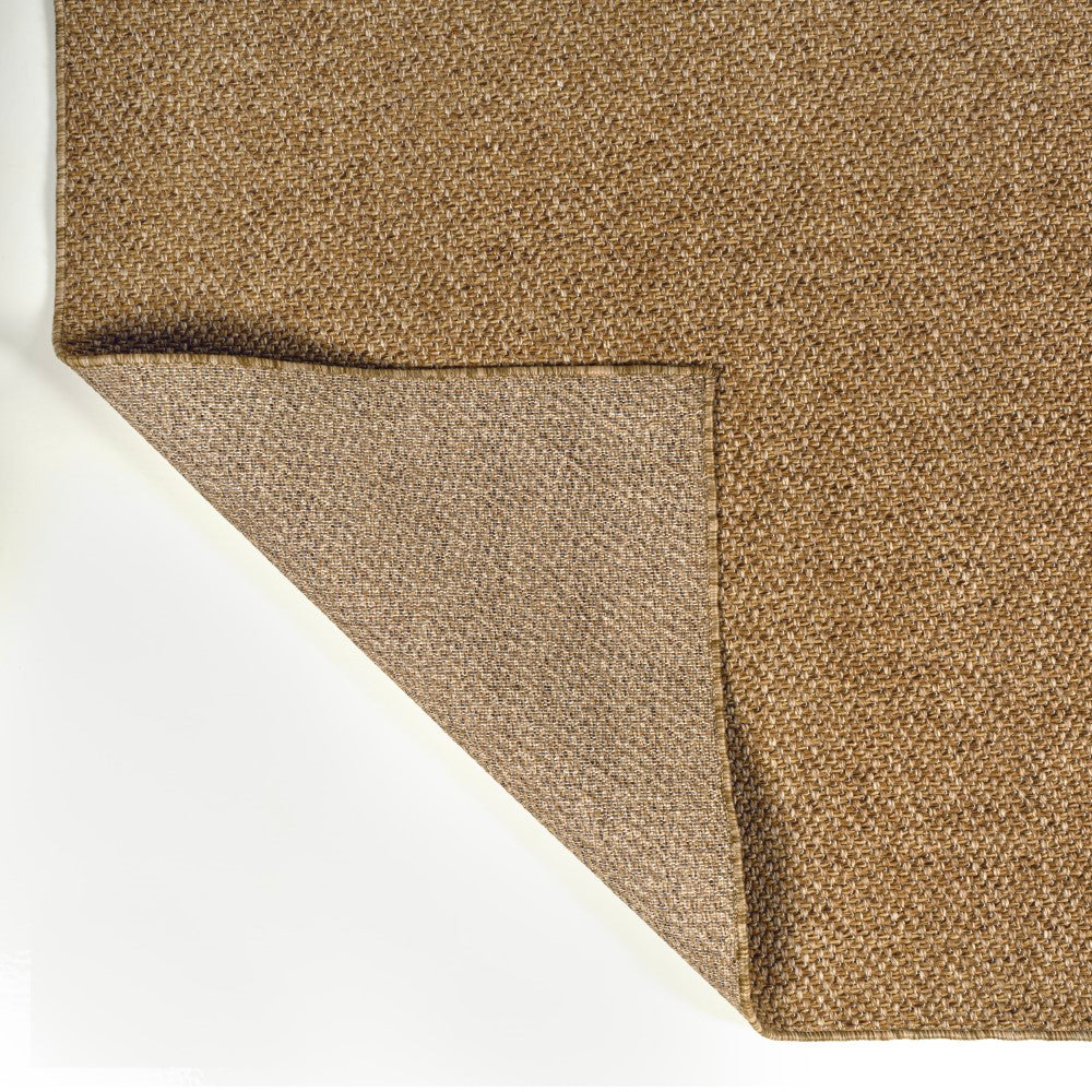 Birch Easy Jute Rustic Solid Color Area Rug