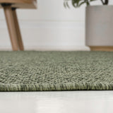 Birch Easy Jute Rustic Solid Color Area Rug