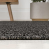 Birch Easy Jute Rustic Solid Color Area Rug