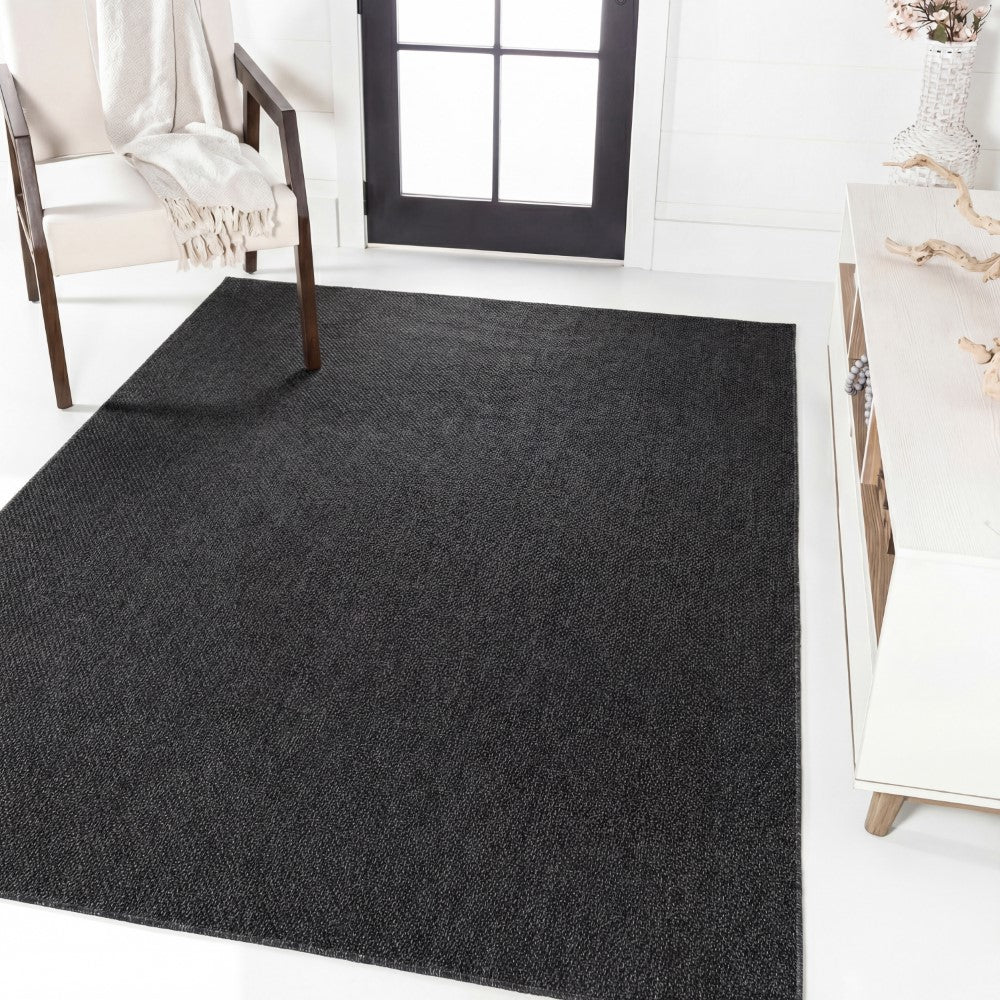Birch Easy Jute Rustic Solid Color Area Rug