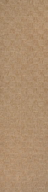 Fluvia Easy Jute Geometric Boho Checker Weave Area Rug