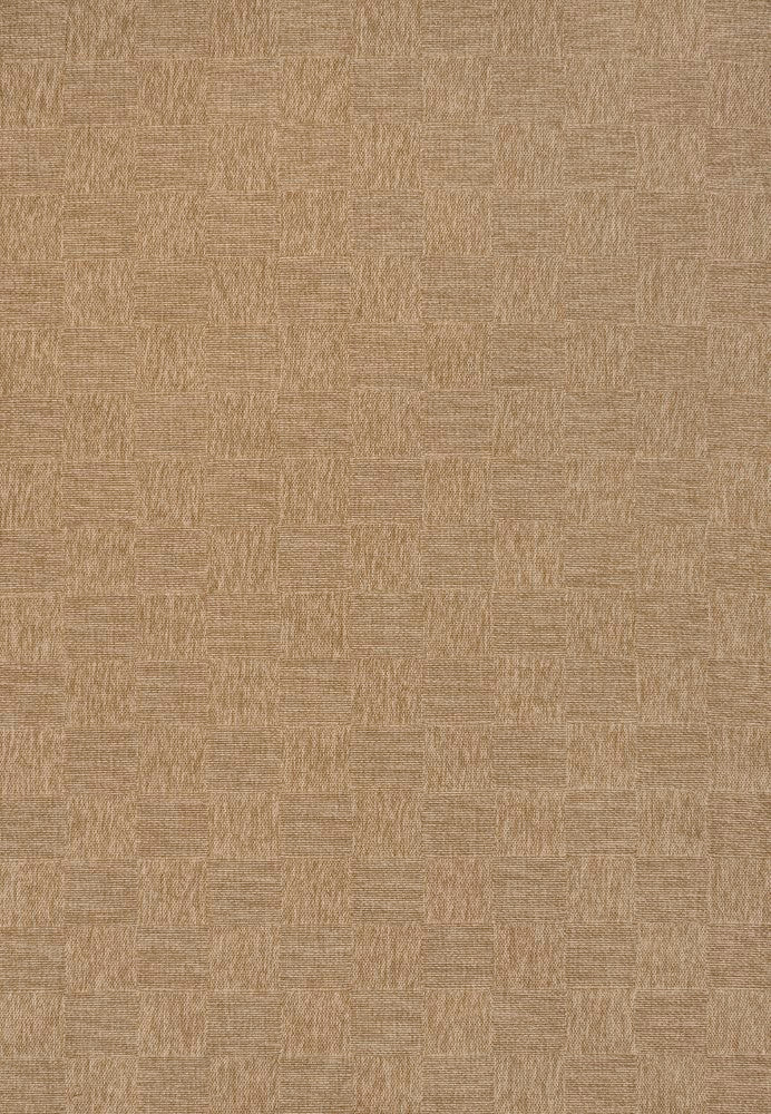 Fluvia Easy Jute Geometric Boho Checker Weave Area Rug