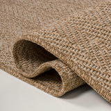 Orvella Easy Jute Scandinavian Boho Herringbone Weave Area Rug