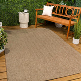 Orvella Easy Jute Scandinavian Boho Herringbone Weave Area Rug