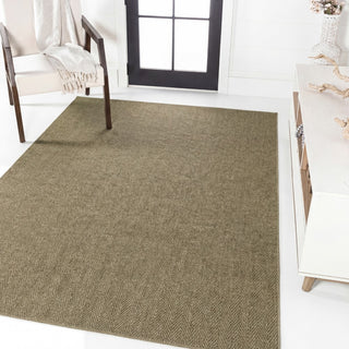 Orvella Easy Jute Scandinavian Boho Herringbone Weave Area Rug