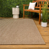 Orvella Easy Jute Scandinavian Boho Herringbone Weave Area Rug