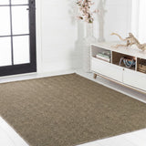 Orvella Easy Jute Scandinavian Boho Herringbone Weave Area Rug