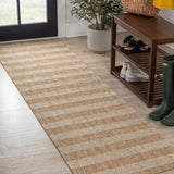 Montara Easy Jute Modern Geometric Boho Stripe Area Rug