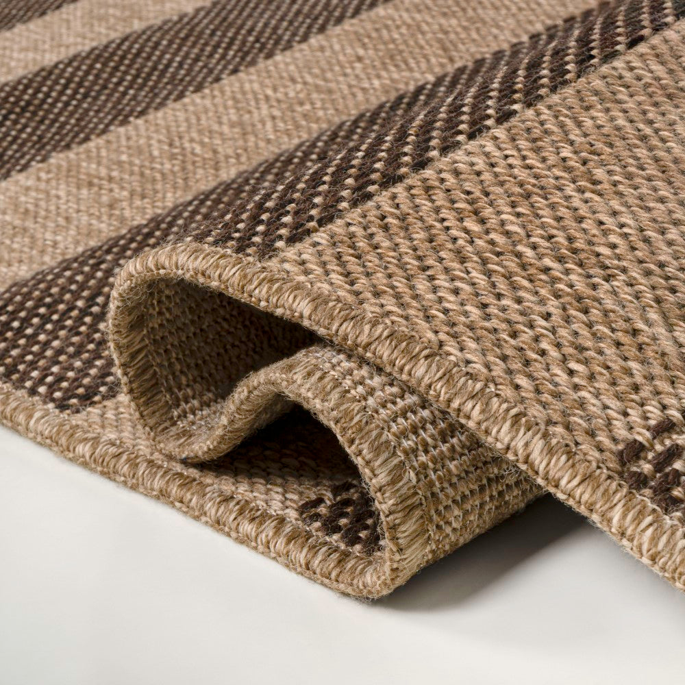 Montara Easy Jute Modern Geometric Boho Stripe Area Rug