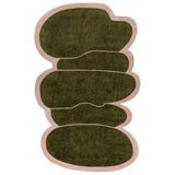 Handwoven Modern Border Geometric Handwoven Wool Area Rug