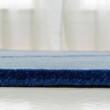 Manifest Coastal Geometric Border Handwoven Wool Area Rug