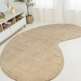 Georgia Modern Plaid Grid Handwoven Wool Area Rug