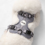 Khushal Adjustable Soft Padded No Pull Pet Harness with 3 Buckles and 3 Leash Clips
