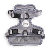 Khushal Adjustable Soft Padded No Pull Pet Harness with 3 Buckles and 3 Leash Clips